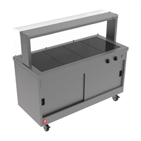 Falcon Hot Cupboard Servery Counter with Gantry FC4