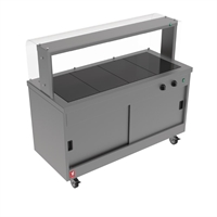 Falcon Hot Cupboard Servery Counter with Gantry FC4