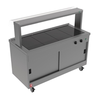 Falcon Hot Cupboard Servery Counter with Gantry FC4