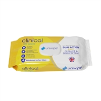 Uniwipe Clinical Disinfectant Midi-Wipes (100 Pack)