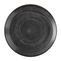 Churchill Stonecast Raw Evolve Coupe Plates Black 260mm (12 Pack)
