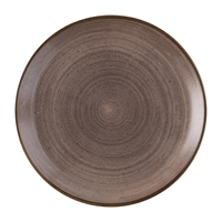 Churchill Stonecast Raw Evolve Coupe Plates Brown 286mm (12 Pack)