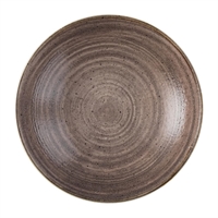 Churchill Stonecast Raw Coupe Bowls Brown 184mm (12 Pack)