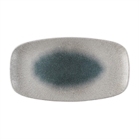 Churchill Raku Duo Agate Chefs Oblong Plate Topaz 348x189mm (6 Pack)