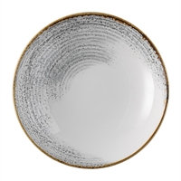 Churchill Studio Prints Homespun Accents Evolve Coupe Bowl Jasper Grey 248mm (12 Pack)