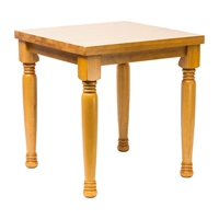 Cotswold-Style Square Dining Table Soft Oak 700x700mm