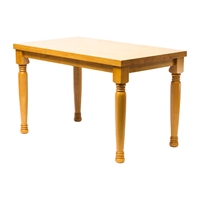 Cotswold-Style Rectangular Dining Table Soft Oak 1200x700mm