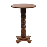 Islington Poseur Round Table Vintage Wood 760mm