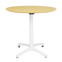 Bolero Folding Polypropylene Table Mustard Yellow 800mm