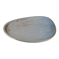 Olympia Ember Blauwe Driehoekige Borden 190mm (6 Stuks)