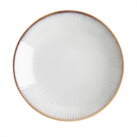 Olympia Drift Grey Coupe Low Bowls Met Reliëf, 260mm (4 Stuks)
