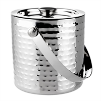 Olympia Hammered Double Wall Ice Bucket 1550ml