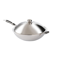 Hendi induktionskochfelder profi line wok pfanne für fu438