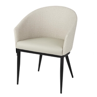 Bolero Sloane Interior Dining Chairs Neutral Mix (2 Pack)