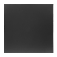 Bolero Matte Black Square Outdoor Table Top 700mm