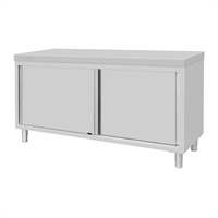 Vogue Floor Standing Stainless Steel Cupboard 900x1800mm