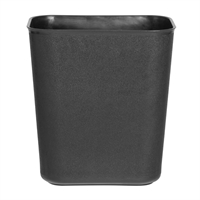 Poubelle pour hôtel/bureau noire Bolero 8L