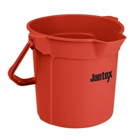 Jantex Red Graduated Bucket with Pouring Lip 10Ltr