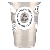 eGreen SD TWOinONE Flexy PP Half Pint to Brim Glasses UKCA CE 285ml (1000 Pack)