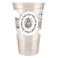 eGreen SD TWOinONE Flexy PP Pint to Line Glasses UKCA CE 570ml (1000 Pack)
