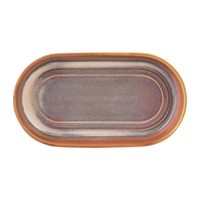 Tablekraft Urban Loft Oval Platters Auburn 180mm (4 Pack)