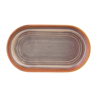Tablekraft Urban Loft Oval Platters Auburn 240mm (4 Pack)