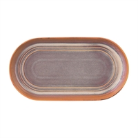 Tablekraft Urban Loft Oval Platters Auburn 305mm (3 Pack)