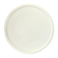 Rakstone Ease Flat Coupe Plates Ivory 210mm (12 Pack)
