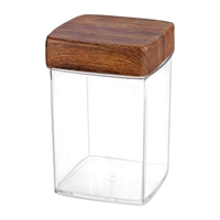Evelin Square Food Storage Canister With Lid - 120x120x180mm