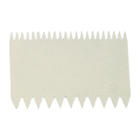 Thermohauser Dough Comb Scraper Double Side 110x75mm