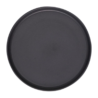 Eclipse Uno Round Plates Black 280mm (6 Pack)