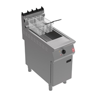 Falcon F900 Free Standing Gas Fryer on Feet with Fryer Angel G9341X