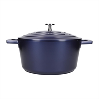 Masterclass Casserole Dish Metallic Blue 8.9Ltr