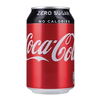 Coca-Cola Zero Sugar Cans 330ml (24 Pack)