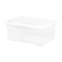Wham Crystal Storage Box and Lid 45Ltr