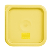 Hygiplas Square Food Storage Container Lid Yellow