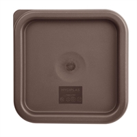 Hygiplas Square Food Storage Container Lid Brown