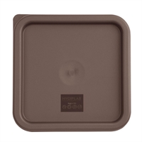 Hygiplas Square Food Storage Container Lid Brown
