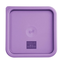Hygiplas Square Food Storage Container Lid Purple
