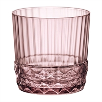 Bormioli Rocco America'20s Rocks Glasses 300ml Lilac Rose (6 Pack)