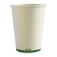 BioPak BioBowls White 950ml 32oz (500 Pack)