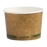 BioPak Biobowls Natural 250ml 8oz (1000 Pack)