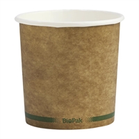 BioPak Biobowls Kraft 740ml 24oz (500 Pack)