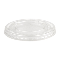 BioPak PLA Clear Flat Lid 90mm for BioCup Paper Cup 390-650ml 12-22oz (1000 Pack)