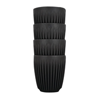HuskeeCup Cup 8oz 289ml Charcoal (4 Pack)
