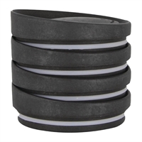 HuskeeCup Universal Lid Charcoal (4 Pack)