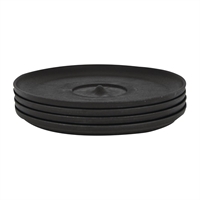 HuskeeCup Universal Saucer Charcoal (4 Pack)
