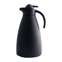 CaterChef Vacuum Jug 18/10 Stainless Steel Matt Black 2.0Ltr - B2B