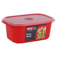 Décor Microsafe Oblong Food Container 1.6Ltr (4 Pack)