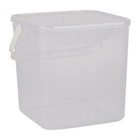 Décor Tellfresh Super Storer Square White Storage Container w/ Handle - 8.5Ltr